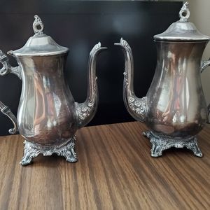 2 Silver Tea Pots